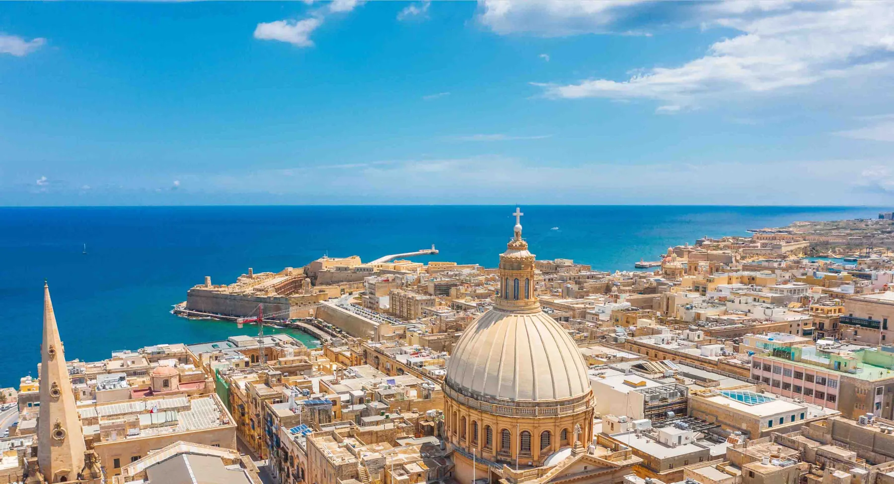 Aerial view of Malta